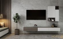 全屋定制家具丨簡約流線的勾勒，生活的安靜與雅致